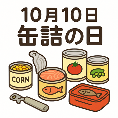 缶詰の日のイラスト