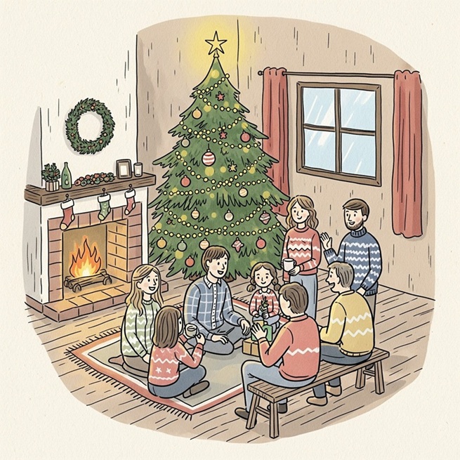 クリスマスのイラスト