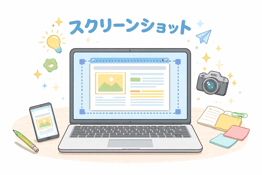 プリントスクリーンのイメージイラスト